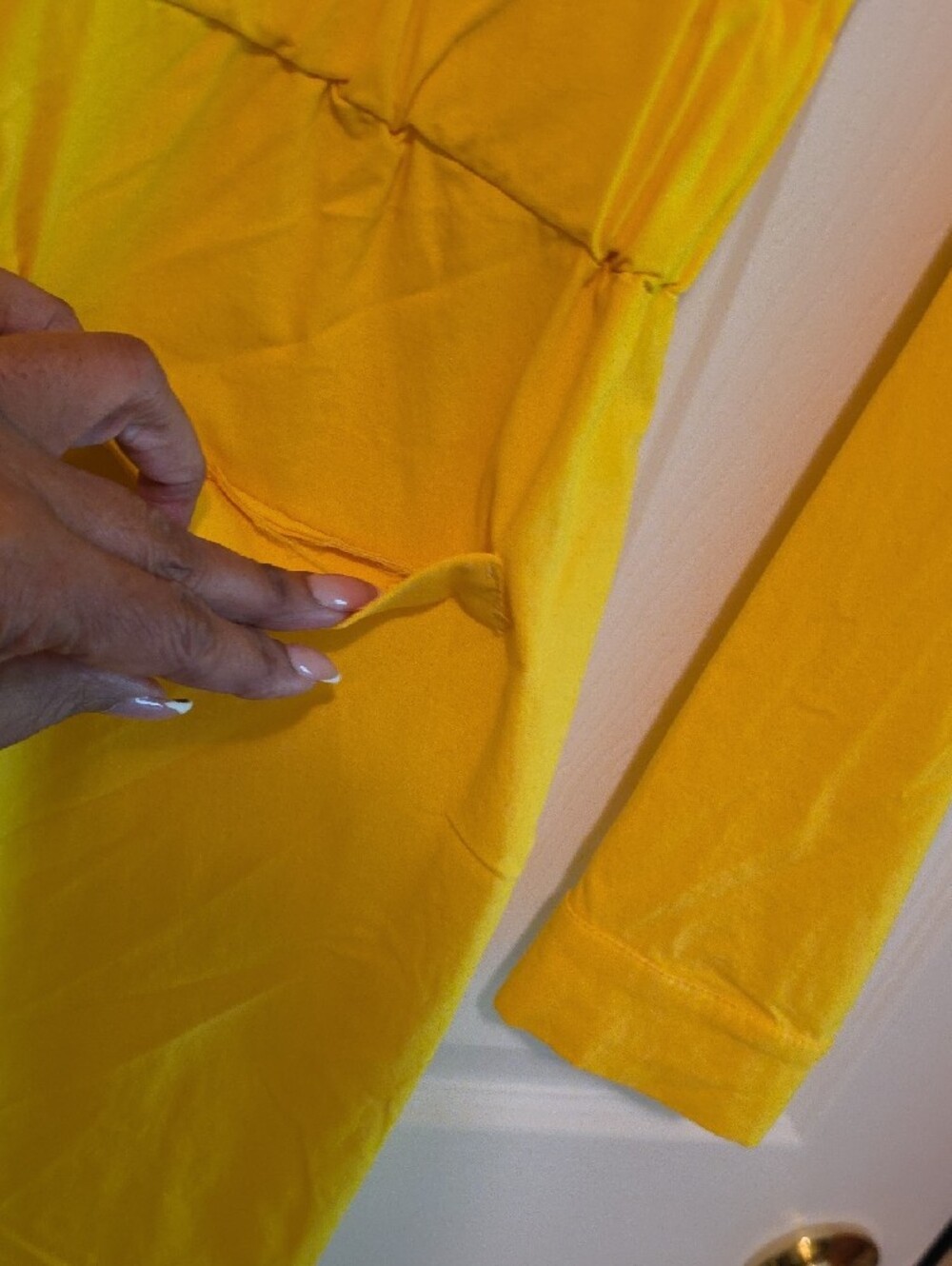 Yellow Women's Utility Jumpsuit - Picture 8 of 8